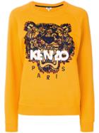 Kenzo Tiger Embroidered Sweatshirt - Yellow & Orange