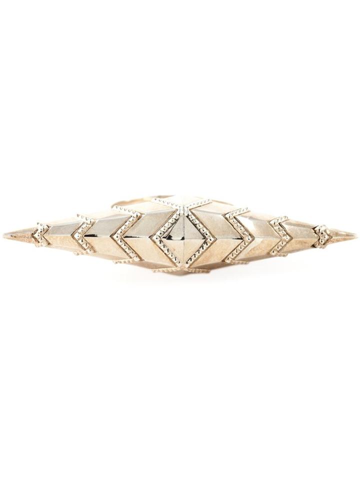 Zoe And Morgan 'lola' Ring, Women's, Size: Medium, Metallic