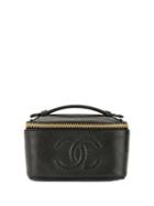 Chanel Pre-owned Cc Cosmetic Bag - Black