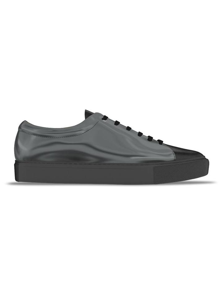 Myswear Rivington Sneakers, Men's, Size: 45, Black, Leather/rubber
