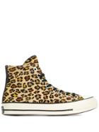 Converse Leopard Print Sneakers - Brown