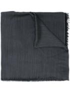 Kenzo 'nagai Eye' Scarf, Women's, Grey, Modal/wool