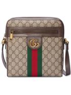 Gucci Ophidia Gg Small Messenger Bag - Brown