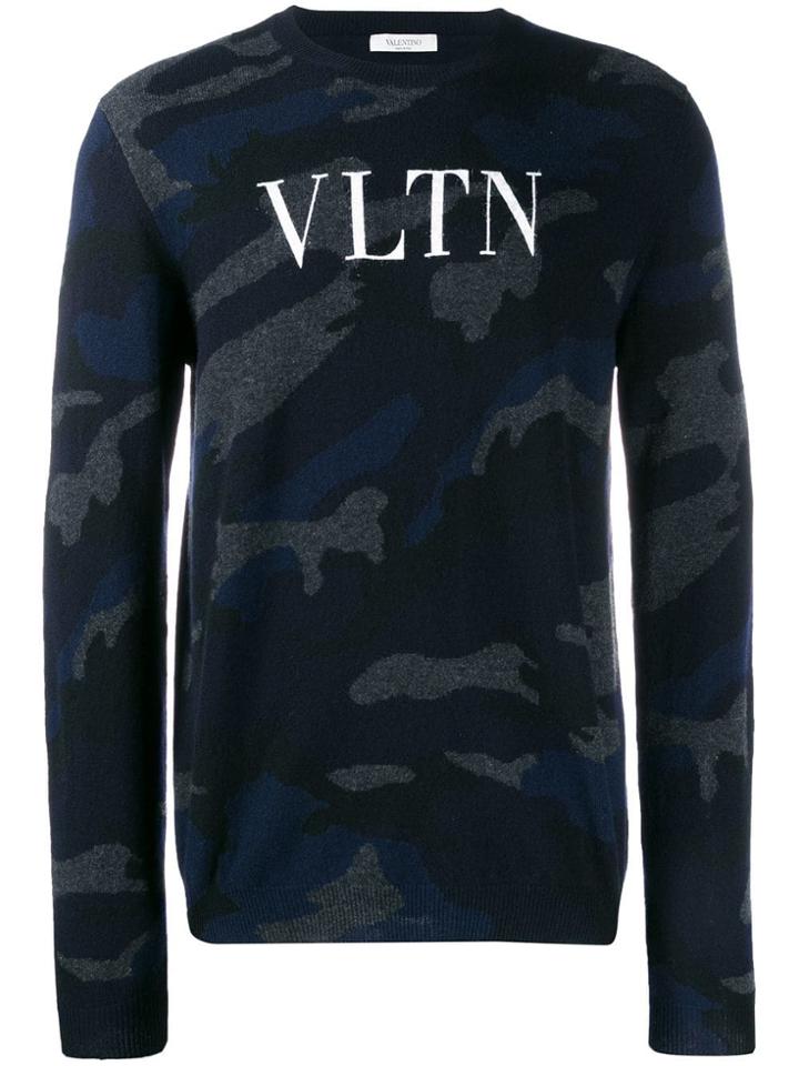 Valentino Logo Jumper - Black