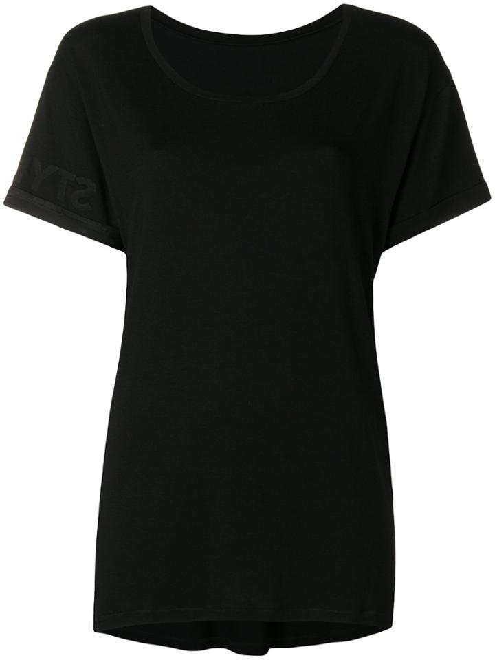 Styland Scoop Neck T-shirt - Black
