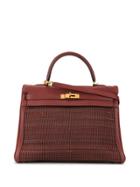 Hermès Pre-owned Kelly 35 Retourne 2way Hand Bag - Red