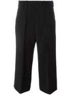 Neil Barrett Cropped Tailored Trousers, Women's, Size: 40, Black, Polyester/triacetate/cotton
