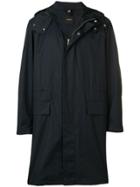 Theory Hooded Raincoat - Blue