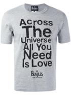 The Beatles X Comme Des Garçons Across Print T-shirt - Grey