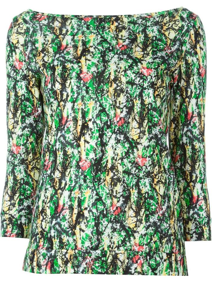 Ultràchic Paint Print Top
