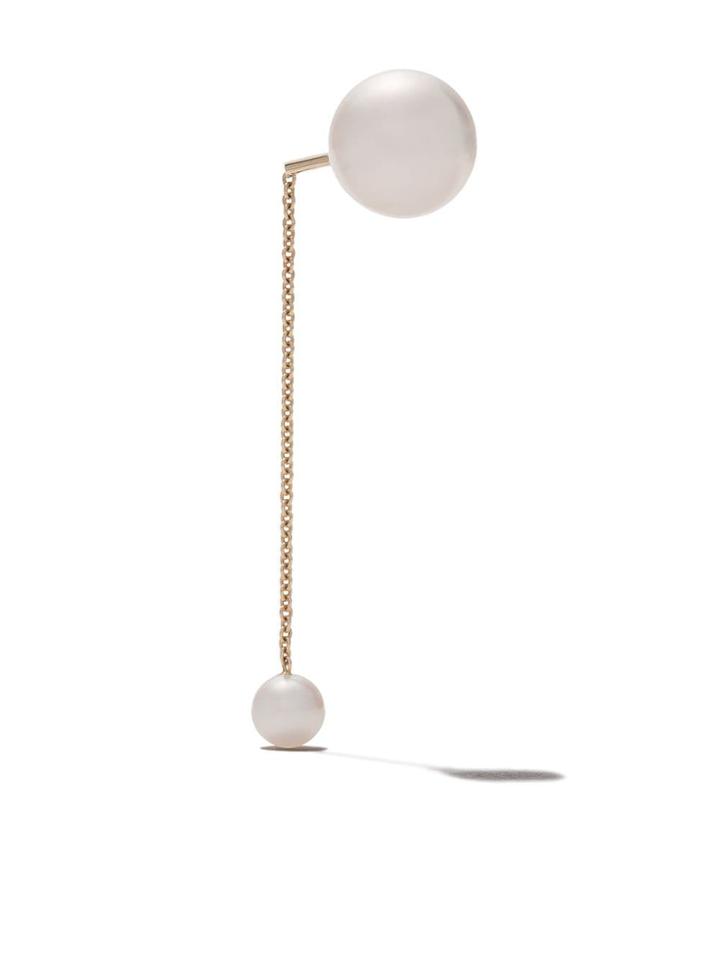 Sophie Bille Brahe 14kt Yellow Gold Babylon Perle Earring -