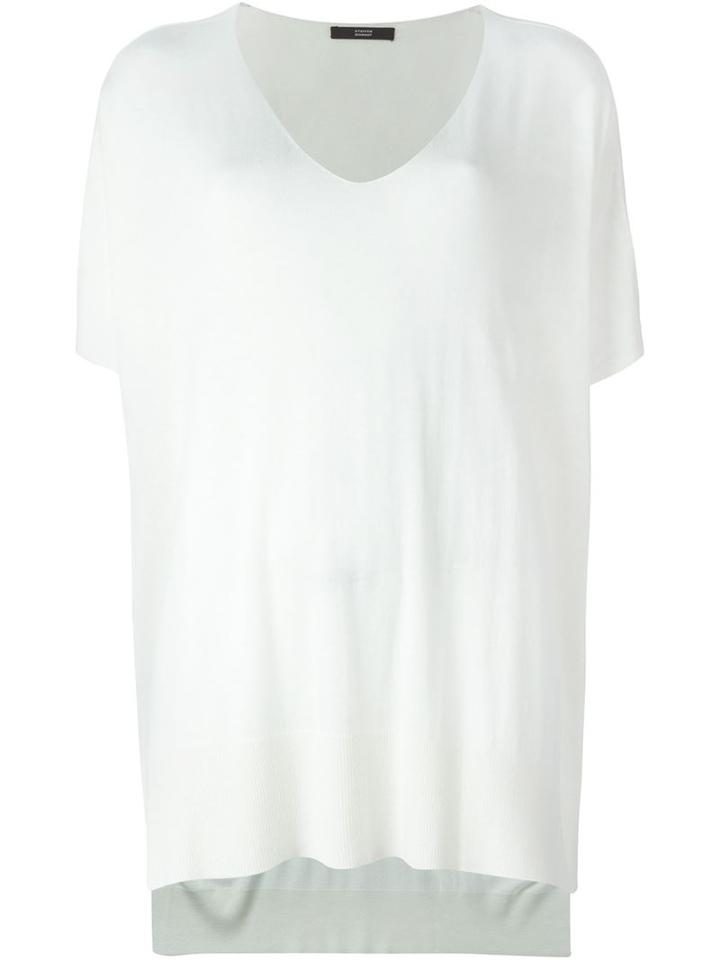 Steffen Schraut Elongated Knit Sweater