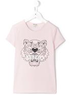 Kenzo Kids Tiger T-shirt, Girl's, Size: 6 Yrs, Pink/purple