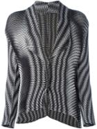 Issey Miyake Vintage Op-art Pleated Light Jacket