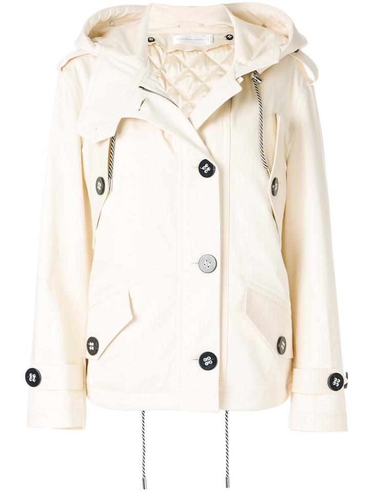 Victoria Victoria Beckham Short Parka Coat - Nude & Neutrals