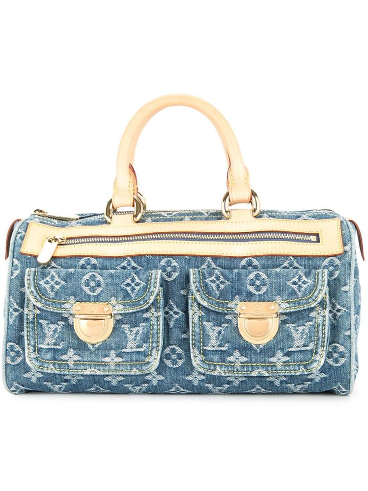 Louis Vuitton Vintage Neo Speedy Hand Bag - Blue