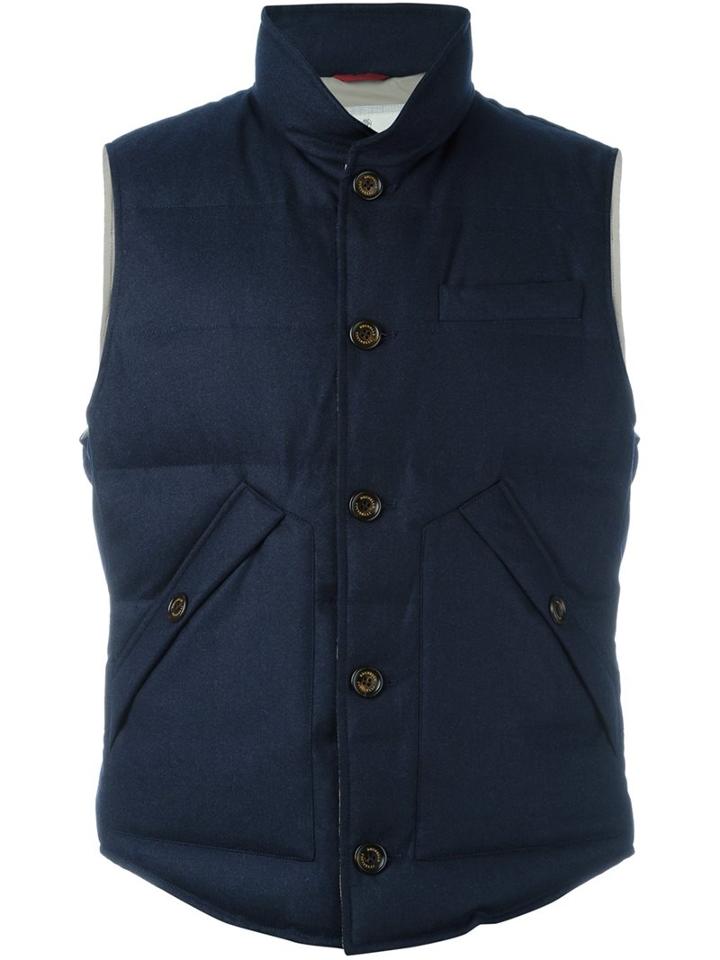 Brunello Cucinelli Buttoned Pockets Gillet