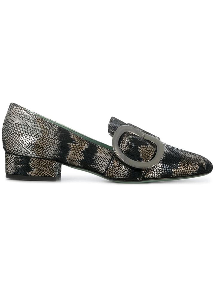 Paola D'arcano Buckle Loafer - Metallic