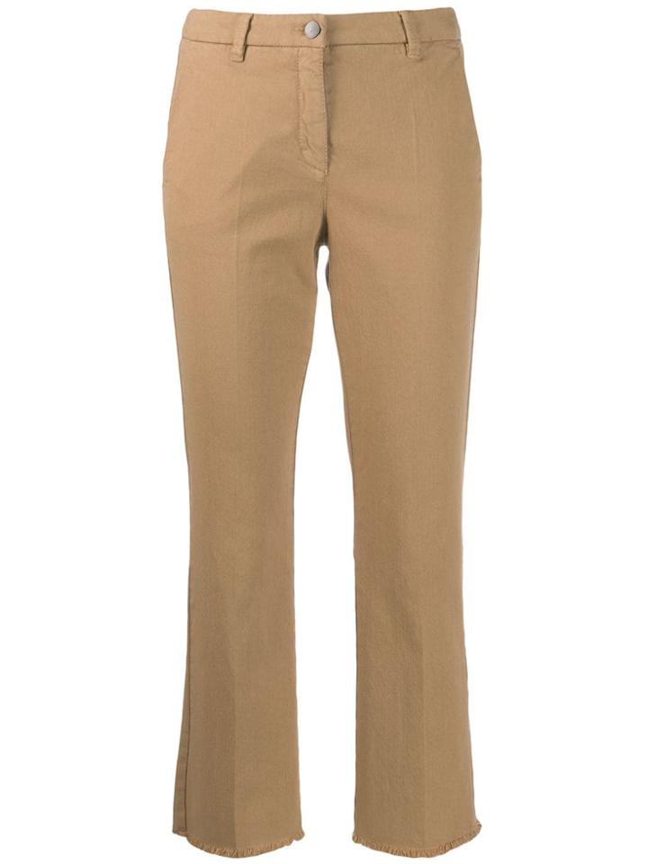 Luisa Cerano Flared Trousers - Neutrals