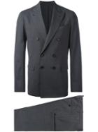 Dsquared2 Double Breasted Suit, Size: 48, Grey, Spandex/elastane/virgin Wool/viscose/polyester