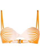 La Perla 'voyage' Bikini Top, Women's, Size: 34c, Yellow/orange, Nylon/spandex/elastane