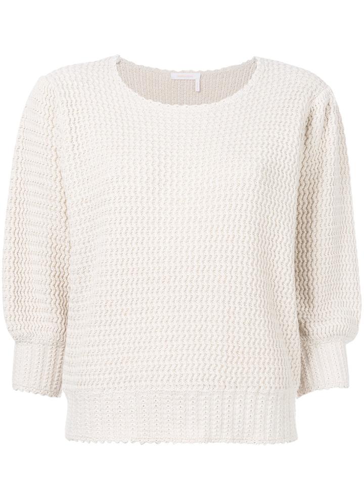See By Chloé Knitted Jumper - Nude & Neutrals