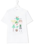Simonetta - Teen Printed T-shirt - Kids - Cotton/spandex/elastane - 14 Yrs, White