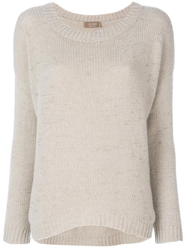 Cividini Crew Neck Jumper - Nude & Neutrals