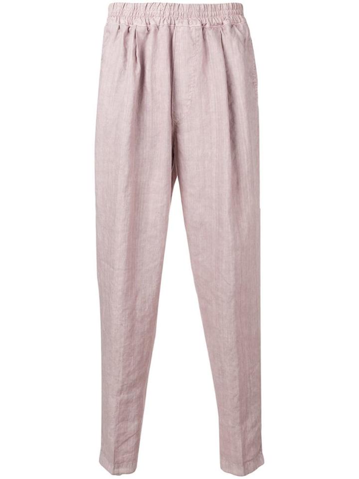 The Gigi Textured Track Pants - Neutrals