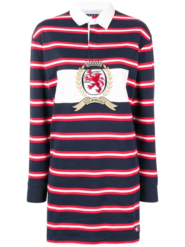 Tommy Jeans Polo Shirt Dress - Blue