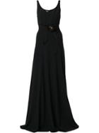 Gucci Floral Embellished Gown - Black