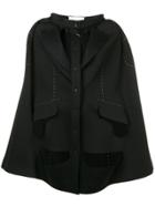 Maison Margiela Cut-out Cape - Black