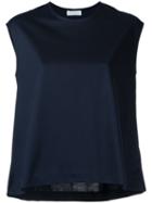 Estnation - Sleeveless T-shirt - Women - Cotton - 38, Black, Cotton