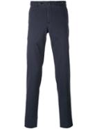Pt01 - Slim Chino Trousers - Men - Cotton/spandex/elastane - 54, Blue, Cotton/spandex/elastane