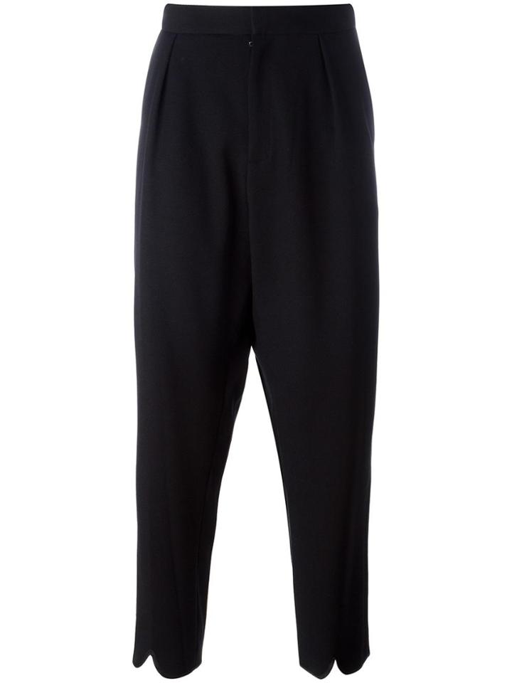 Jw Anderson Pleated Back Trousers - Black