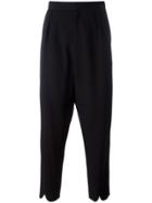 Jw Anderson Pleated Back Trousers - Black