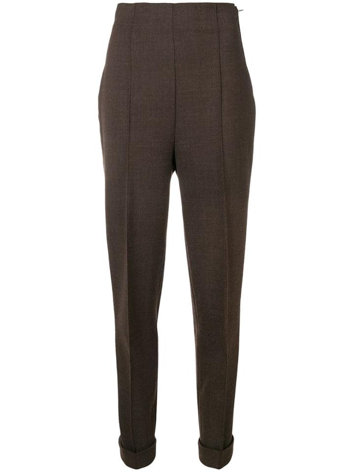 Romeo Gigli Vintage 1990's Tailored Trousers - Brown