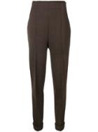 Romeo Gigli Vintage 1990's Tailored Trousers - Brown