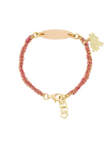 Carolina Bucci Bambini 'alice' Id Tag Lucky Bracelet, Girl's, Metallic