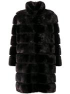 Simonetta Ravizza Mink Fur Coat - Black