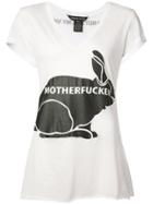 Thomas Wylde Pine V-neck T-shirt - White