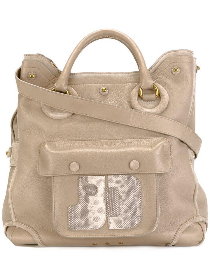 Jérôme Dreyfuss Jacky Mastic Shoulder Bag, Nude/neutrals, Leather