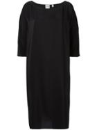 Aspesi Round Neck Shift Dress - Black