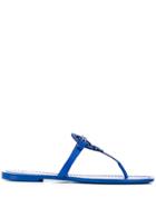 Tory Burch Mini Miller Flat Sandals - Blue