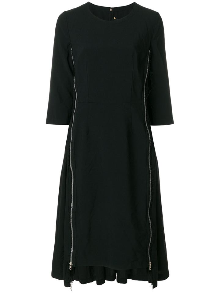 Comme Des Garçons Comme Des Garçons Zipped Dress - Black