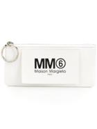 Mm6 Maison Margiela Logo Patch Purse - White