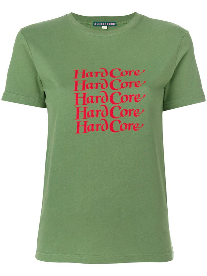 Alexa Chung Hard Core T-shirt - Grey