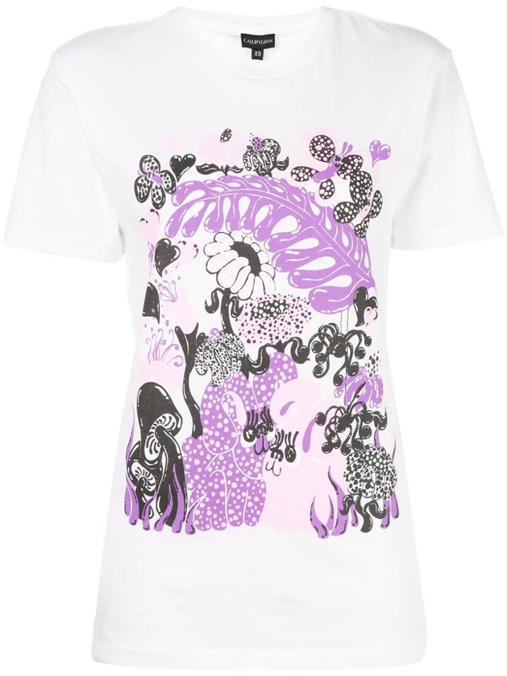 Callipygian Tini Bunny T-shirt - White