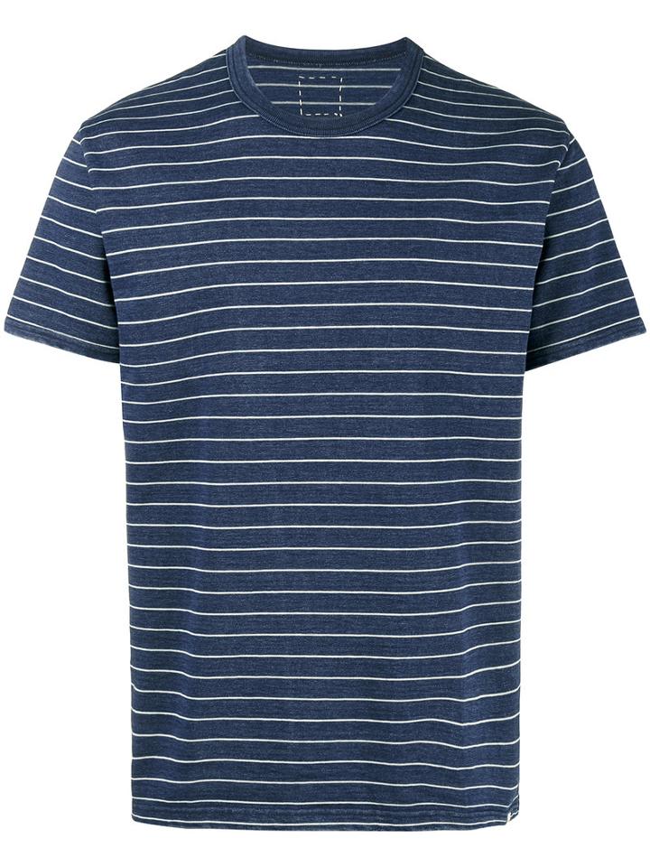 Visvim - Mid Border Striped T-shirt - Men - Cotton - 5, Blue, Cotton