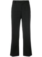 Red Valentino Cropped Trousers - Black